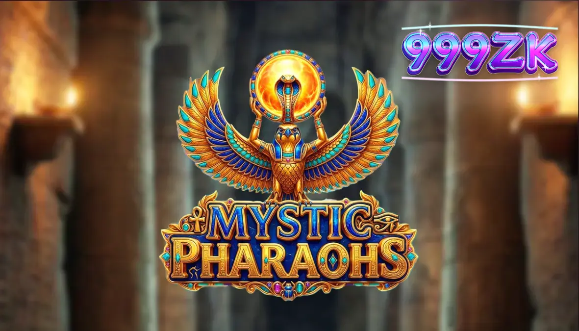 Tampilan visual slot Mystic Pharaoh dengan tema Mesir Kuno